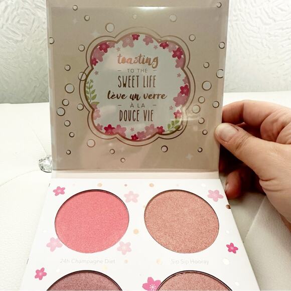 Beauty Bakerie Cotton Candy Champagne Blushlighter Palette highlighter blush NWT - Picture 3 of 5